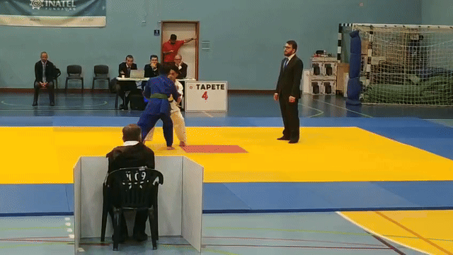 Primeiro momento de vitória de um judoca do Clube de Judo 2009